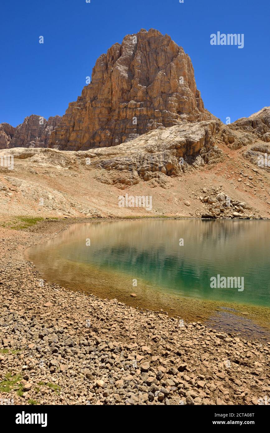 La Turquie, l'Anti-Taurus, Haute ou montagnes Aladaglar Parc National, grand lac, Plateau de Yedigoller Banque D'Images