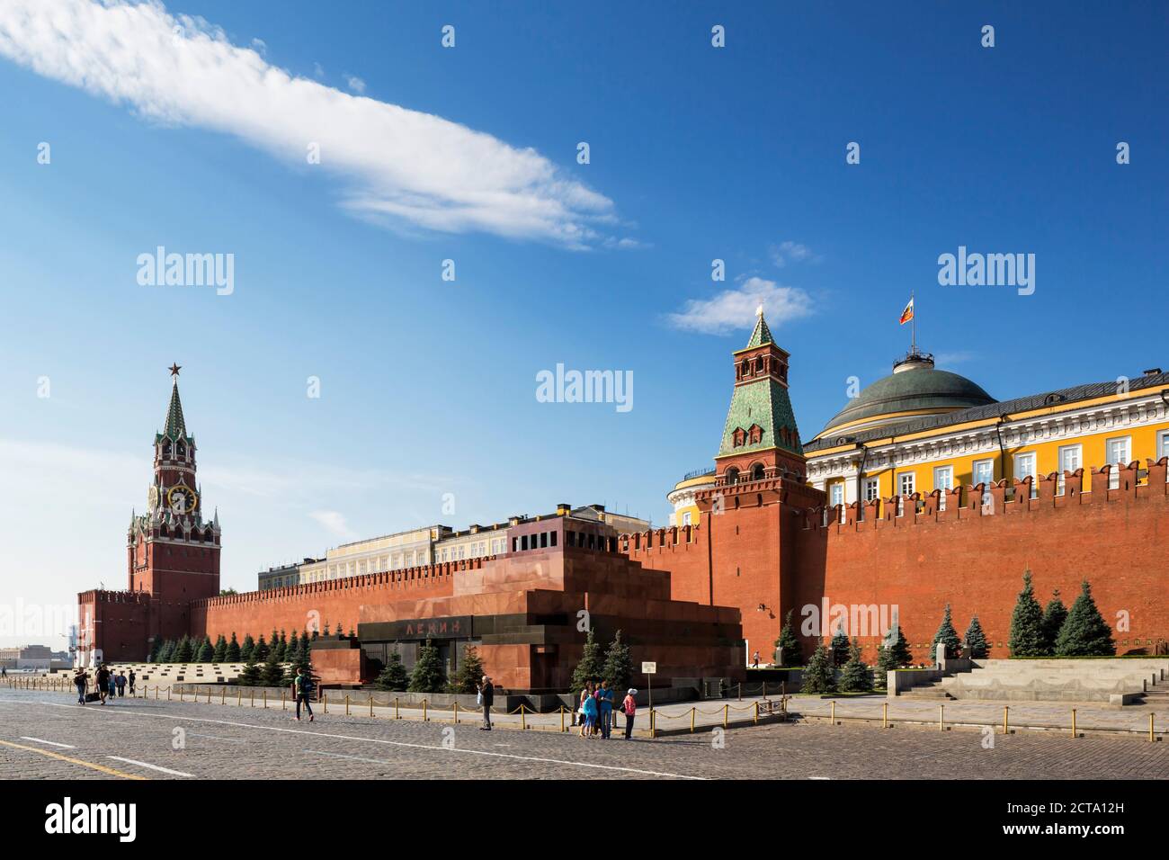 La Russie, Moscou, la Place Rouge avec des bâtiments Banque D'Images