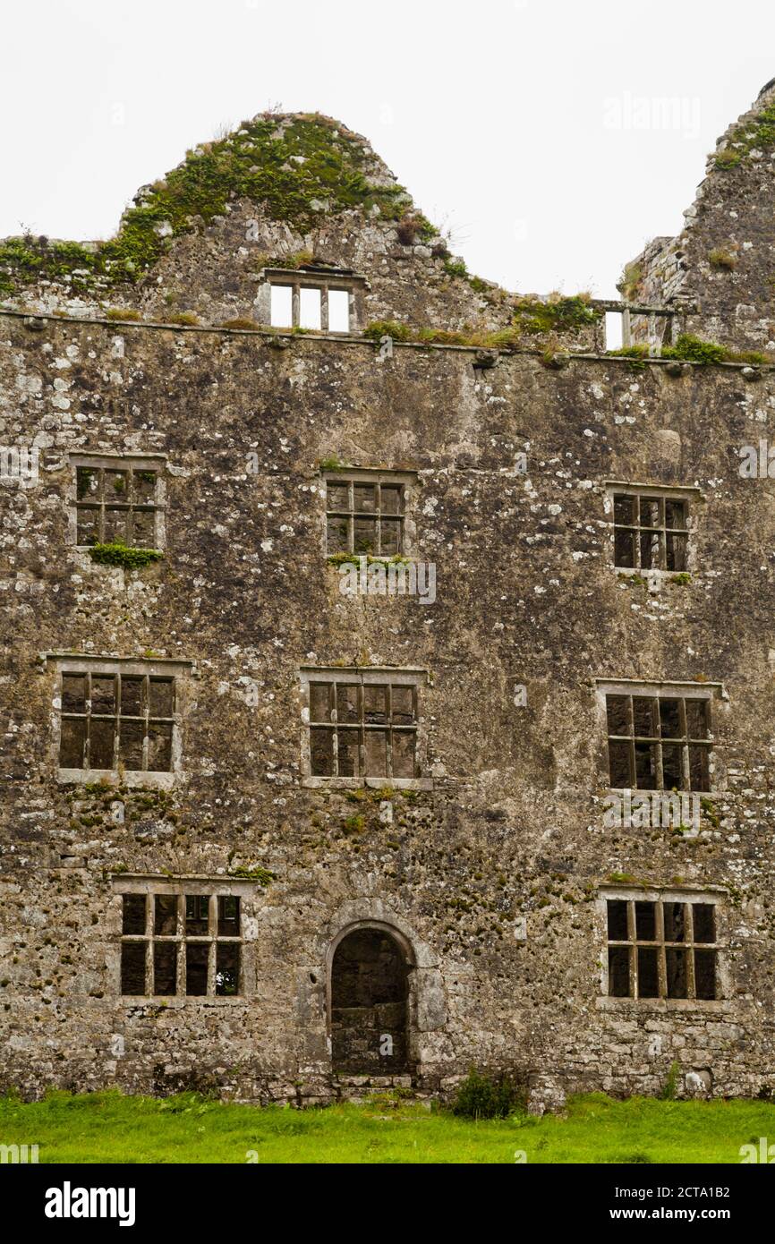 L'Irlande, vue d'immeuble délabré Banque D'Images