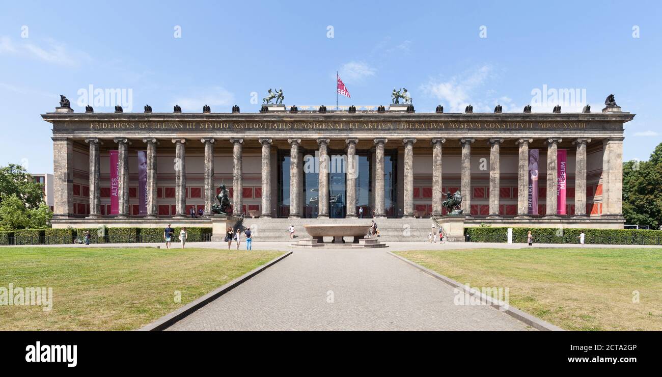 Allemagne, Berlin, Berlin, l'île aux musées, jardin d'agrément, ancien musée Banque D'Images