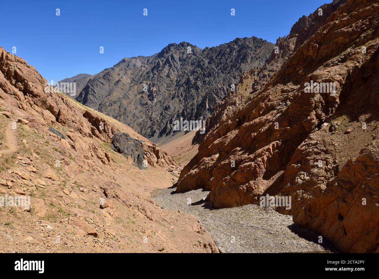 L'Iran, province de Mazandaran, montagnes Alborz, Alam Kuh, Khoram Dasht valley Banque D'Images