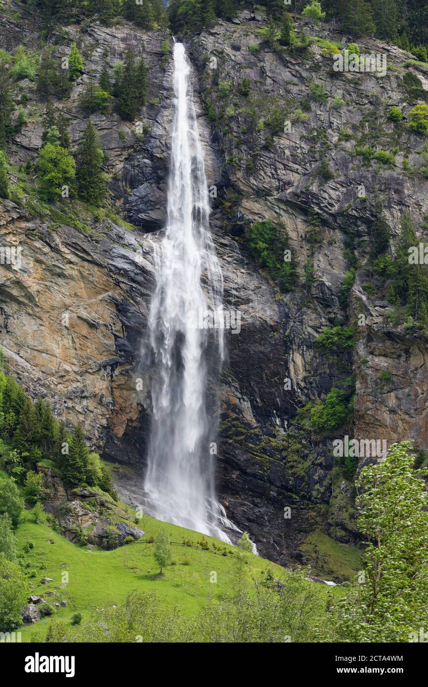 L'Autriche, la Carinthie, vue de Fallbach Waterfall Banque D'Images