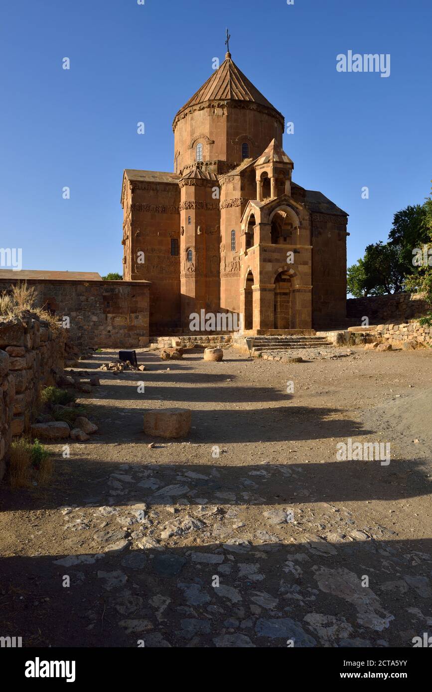 La Turquie, l'Anatolie orientale, la province de Van, l'île Akdamar, Arménienne église cathédrale de la Sainte Croix Banque D'Images