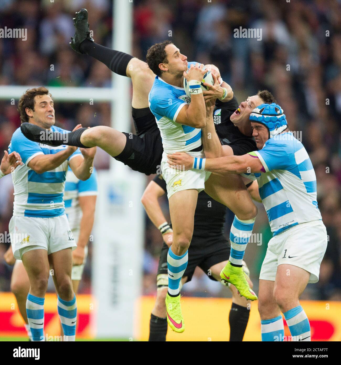 Nouvelle-Zélande v Argentine coupe du monde de rugby 2015 image crédit : © MARK PAIN / ALAMY Banque D'Images