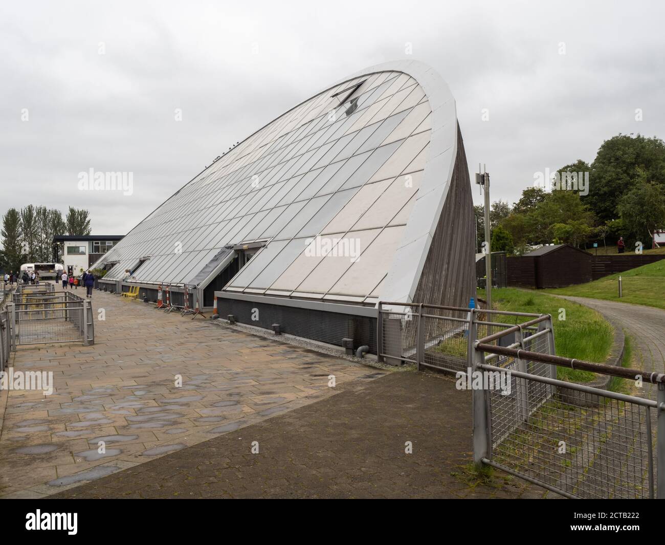 20.09.2020 Falkirk, Écosse, Royaume-Uni. La roue de Falkirk est un pont tournant dans le centre de l'Écosse, reliant le Forth et le canal de Clyde avec l'Union C. Banque D'Images