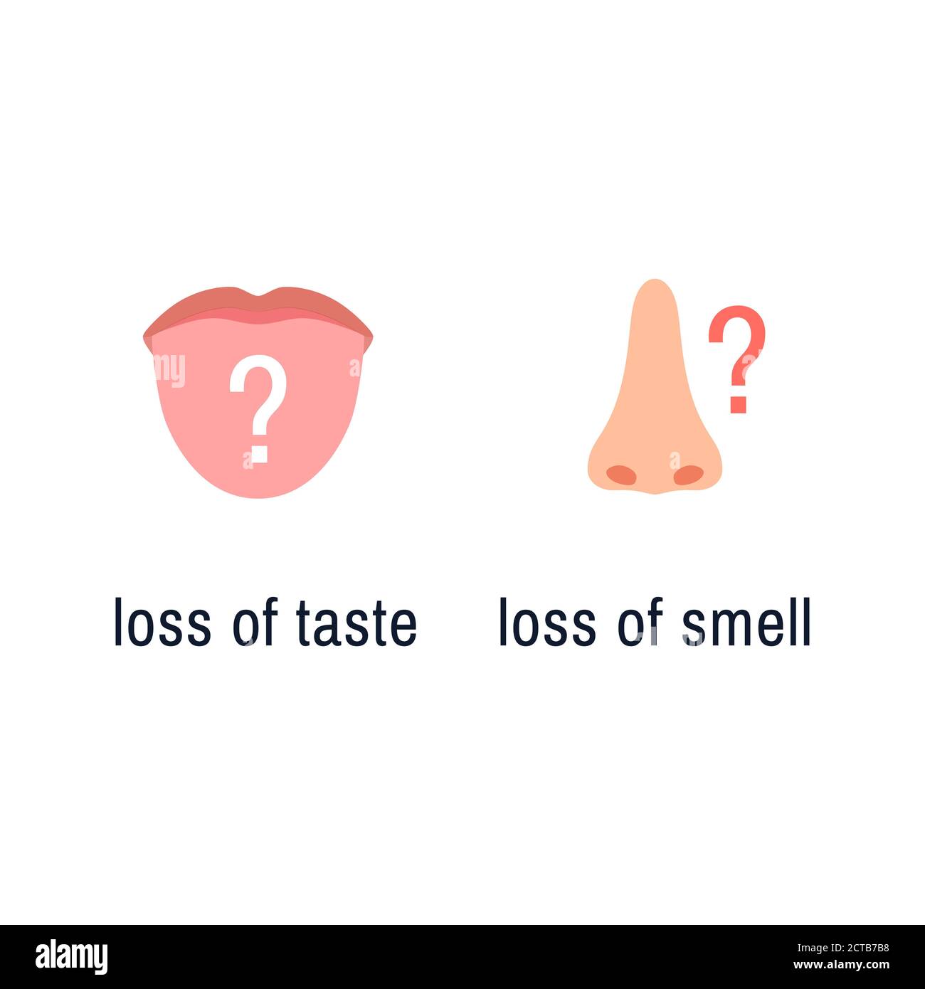 Langue saillante bouche nez plat icônes isolées. Illustration de Vecteur Langue saillante bouche nez plat icônes isolées. Illustration de Vecteur