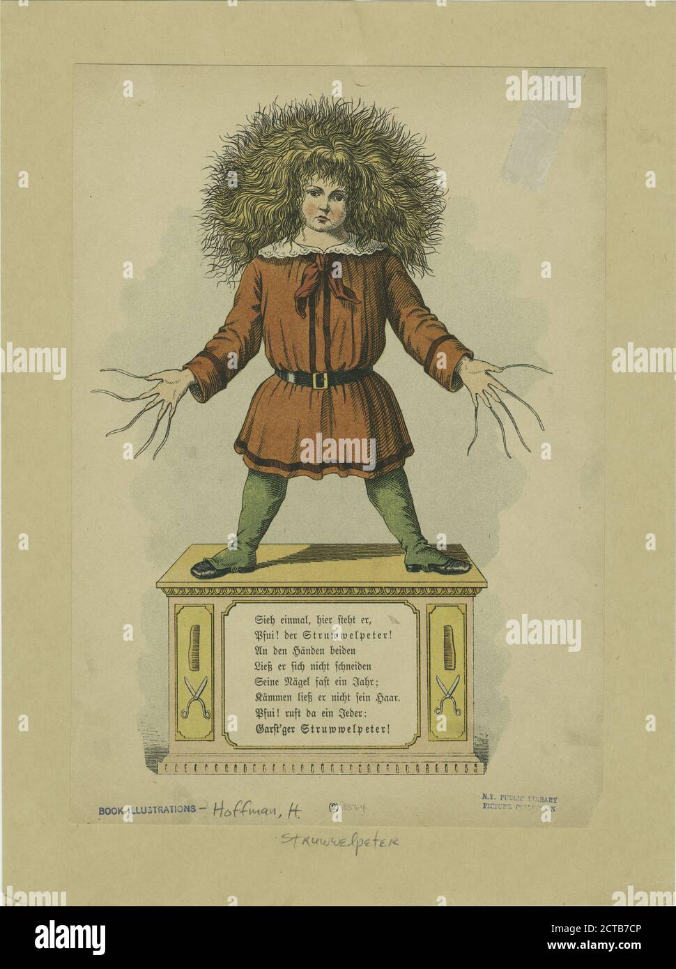 Struwwwwelpeter, image fixe, illustrations, 1876 Banque D'Images