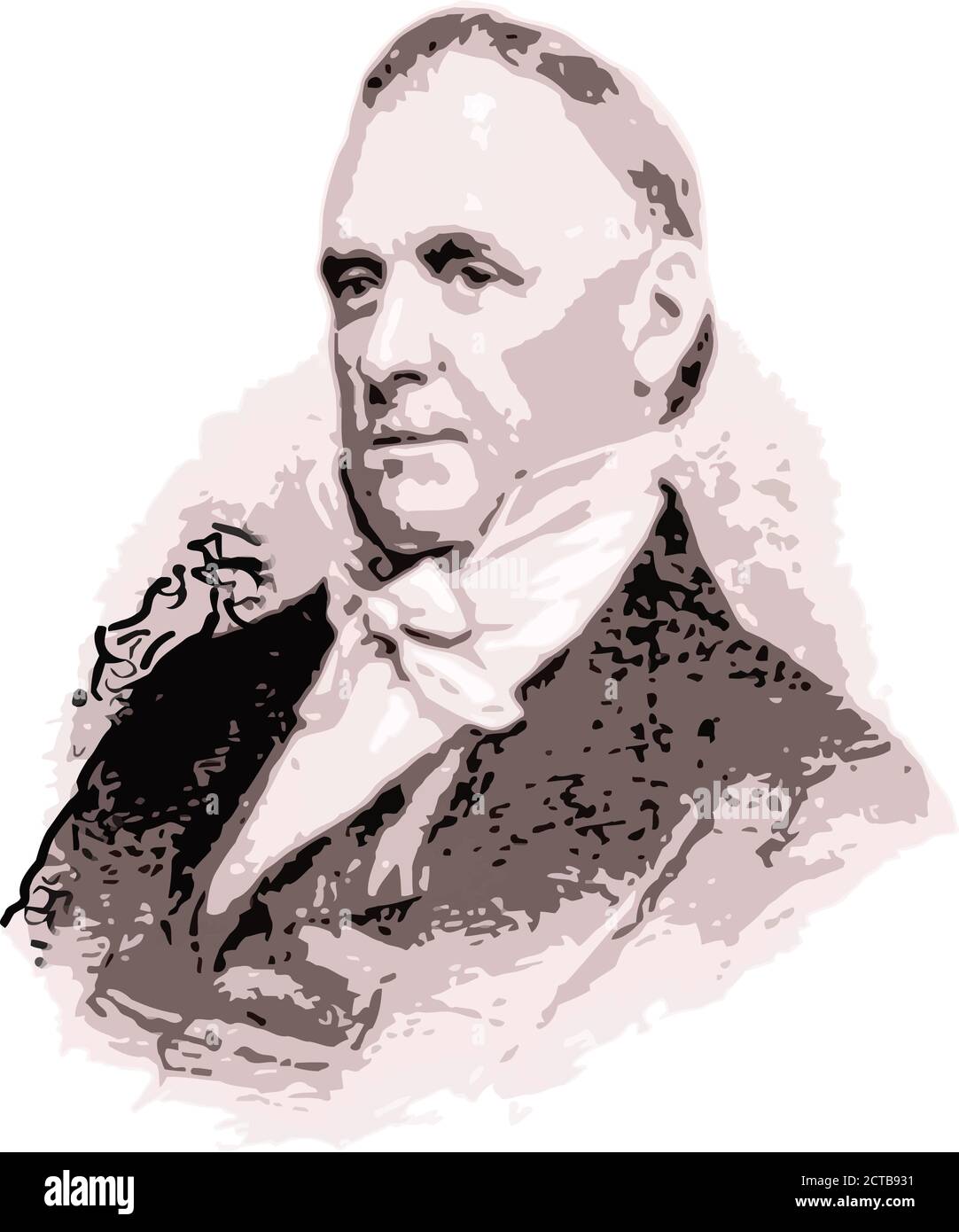 Portrait vectoriel du président James Buchanan Jr. James Buchanan Jr. (1791 – 1868) était un avocat et homme politique américain qui a servi comme 15e président Illustration de Vecteur Portrait vectoriel du président James Buchanan Jr. James Buchanan Jr. (1791 – 1868) était un avocat et homme politique américain qui a servi comme 15e président Illustration de Vecteur