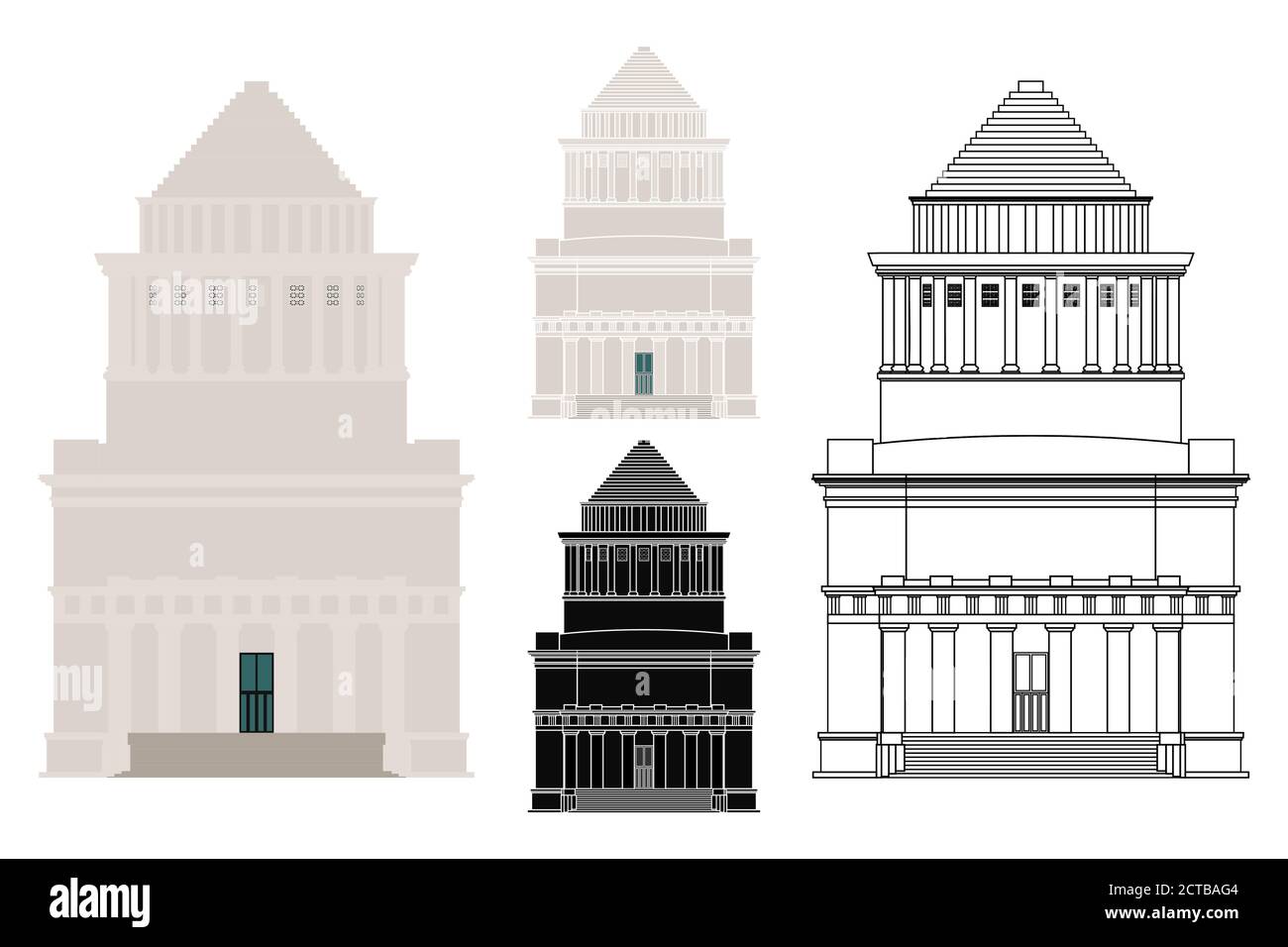 General Grant National Memorial, États-Unis Illustration de Vecteur