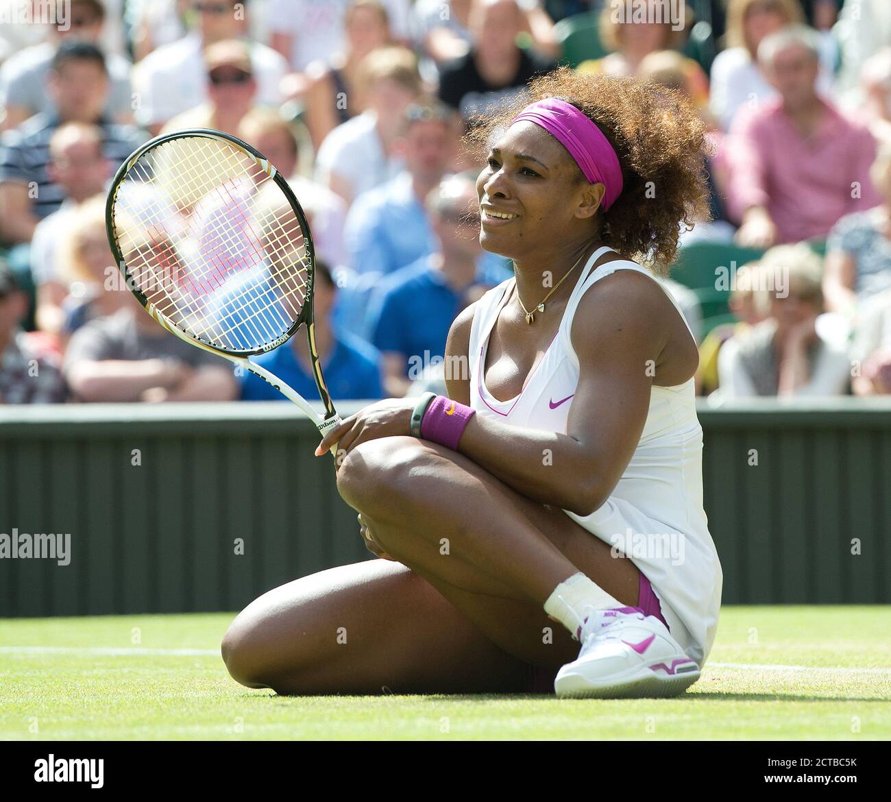 Serena Williams. Championnats de tennis de Wimbledon 2014. CRÉDIT PHOTO : © MARK PAIN / PHOTO DE STOCK D'ALAMY Banque D'Images
