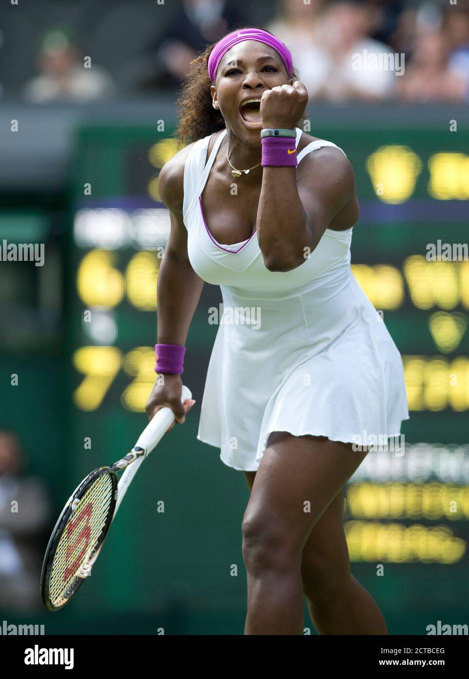 Serena Williams. Championnats de tennis de Wimbledon 2014. CRÉDIT PHOTO : © MARK PAIN / PHOTO DE STOCK D'ALAMY Banque D'Images