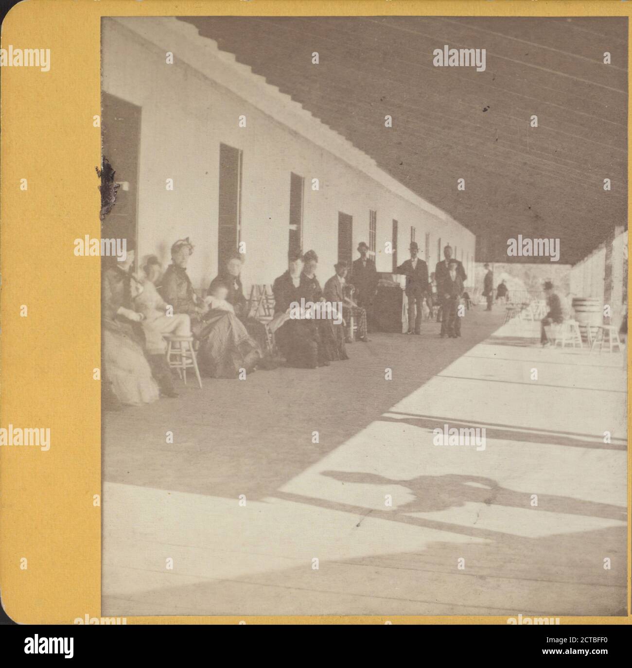 Front of Dining Hall, Silver Spring., 1858?-1891, New York (État Banque D'Images