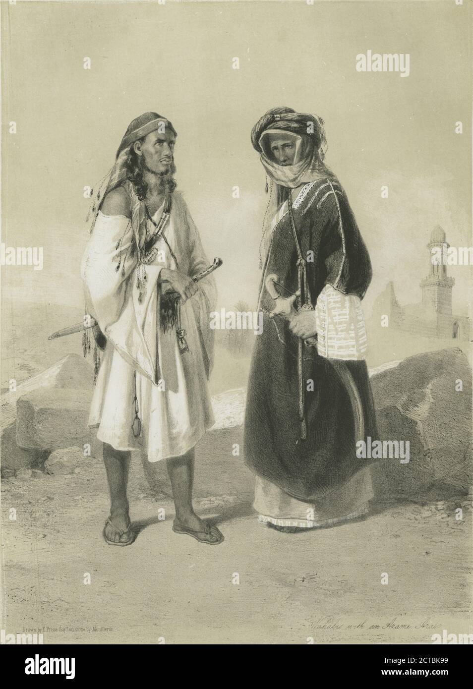 Wahabis, avec un arabe azami, image fixe, livres rares, 1851, Saint-Jean, James Augustus, 1795-1875, prison d'Avennes, 1807-1879 Banque D'Images