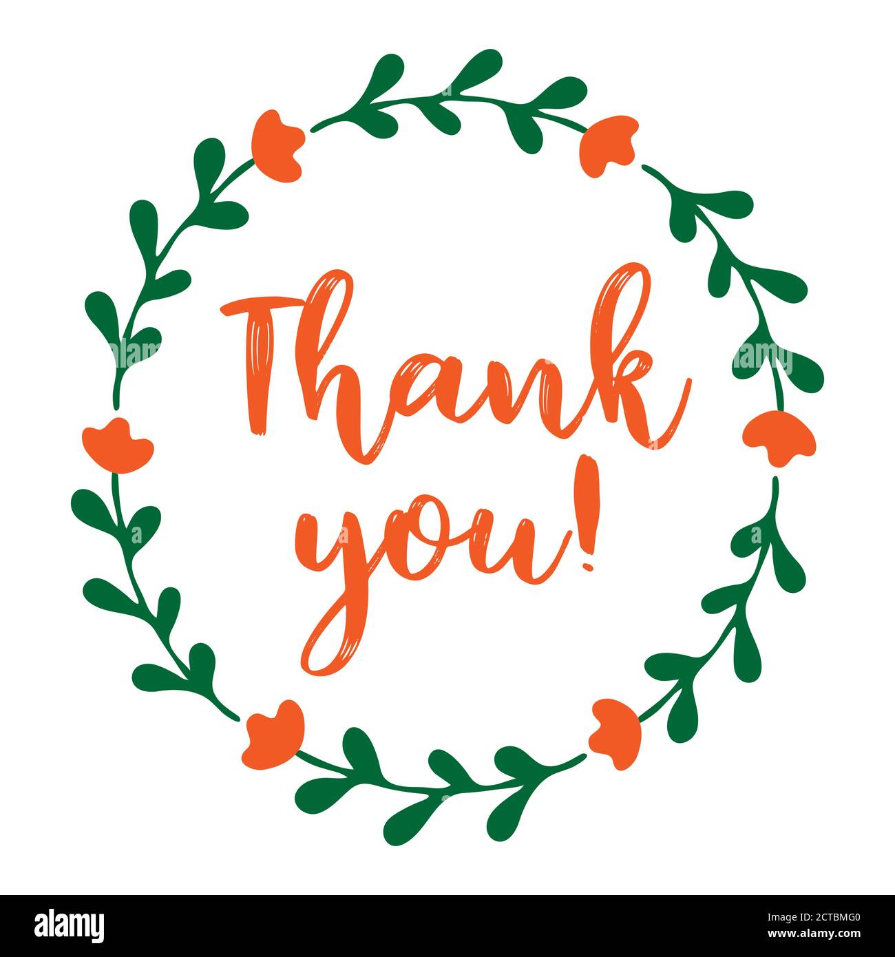 Citation De Remerciement Esquissee A La Main Lettrage Pour Banniere Prospectus Poster Publicite Web Invitation Carte Illustration Vectorielle Image Vectorielle Stock Alamy