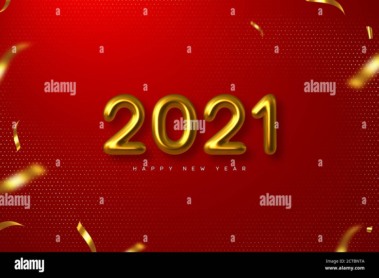 2021 panneau du nouvel an. Illustration de Vecteur