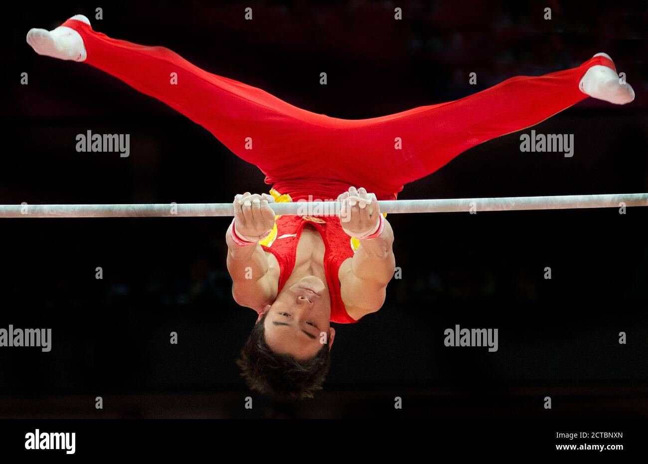 MENS HORIZONTAL BAR FINAL LONDRES 2012 OLYMPICS NORTH GREENWICH ARENA Copyright image : Mark pain / Alamy Banque D'Images