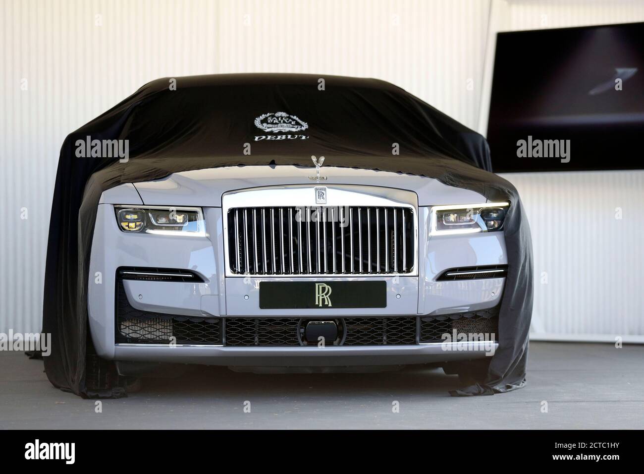 Rolls-Royce dévoile sa nouvelle voiture fantôme lors de la journée  médiatique pour le salon prive Concours d'élégance au Palais de Blenheim  dans l'Oxfordshire. L'événement va voir une foule de constructeurs de  voitures