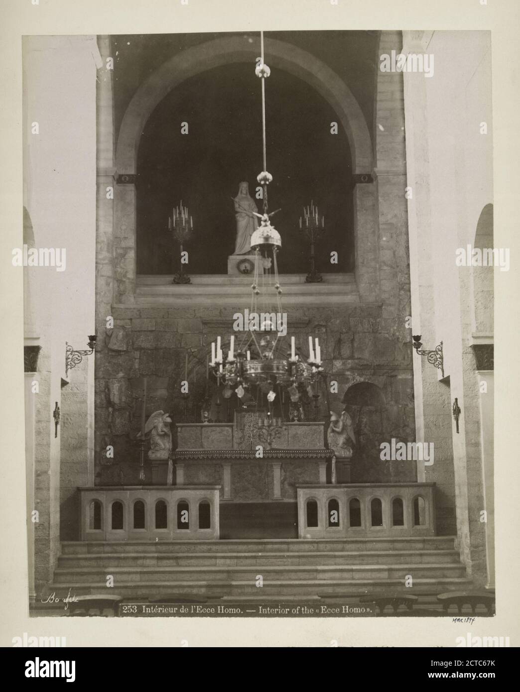 Auteur de l'Ecce Homo, texte, photographies, 1894, Bonfils, Félix (1831-1885 Banque D'Images