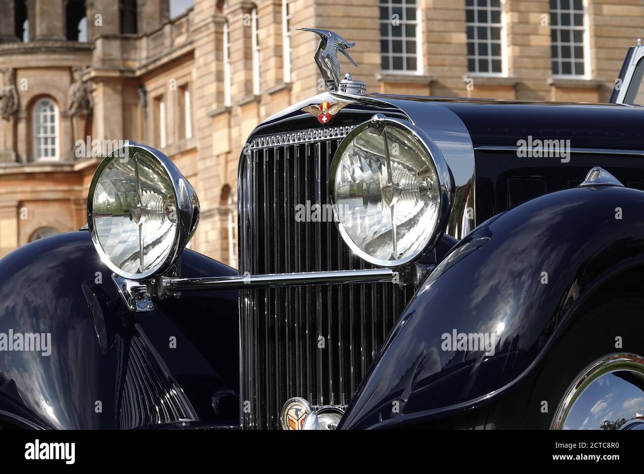 Palais de Blenheim, Oxford, Royaume-Uni. 22 septembre 2020. L'automobile historique américaine classique pose au célèbre salon Prive tenu au Palais de Blenheim crédit: Motofoto/Alamy Live News Banque D'Images