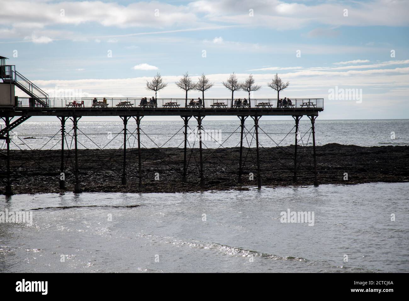 Aberystwyth, Ceredigion, pays de Galles de l'Ouest, Royaume-Uni, destination touristique populaire Banque D'Images