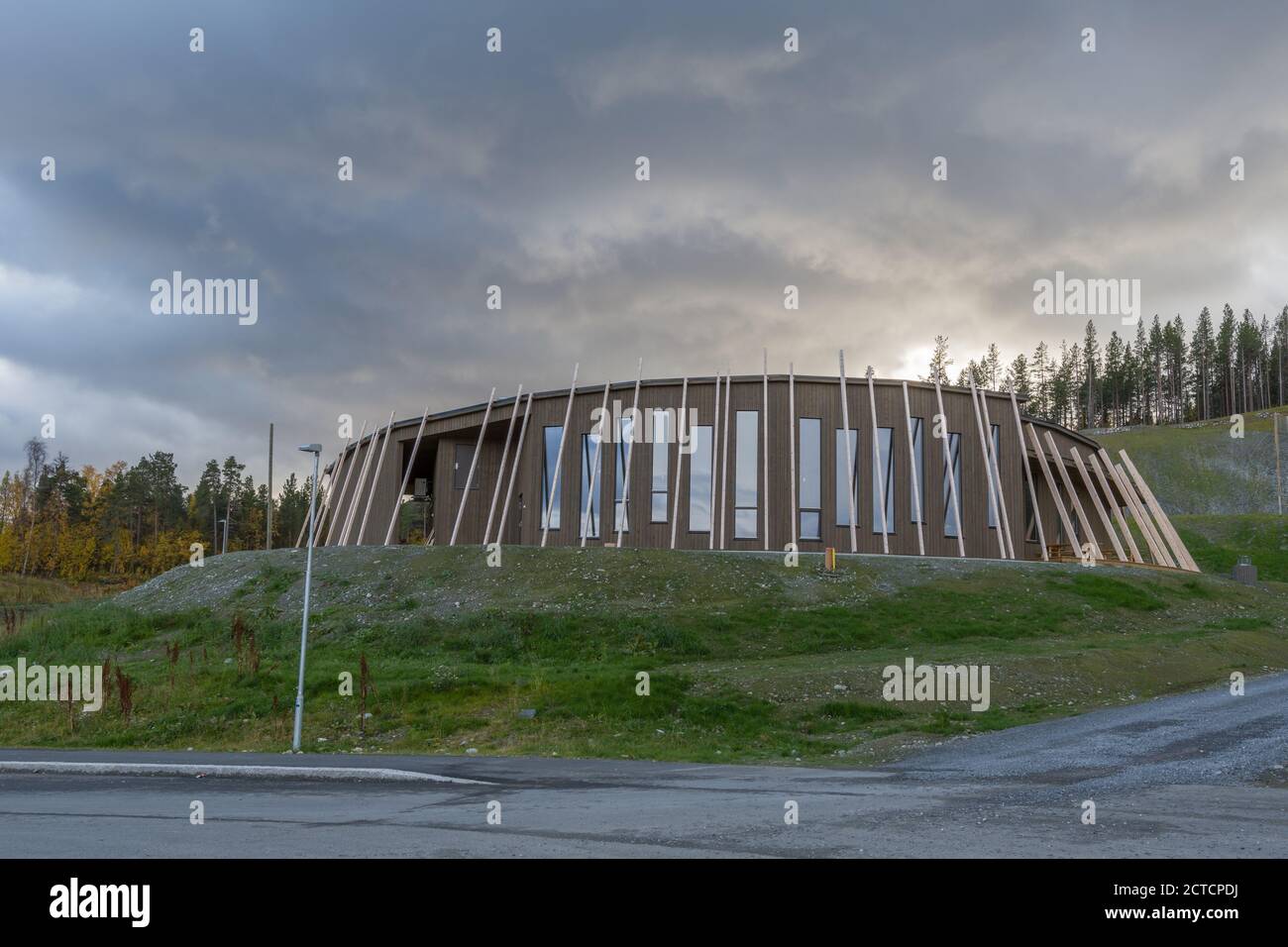 Alta Sami Siida, Øvre-Alta, Finnmark, Norvège. Sapmi, samisk, bâtiment natif Banque D'Images