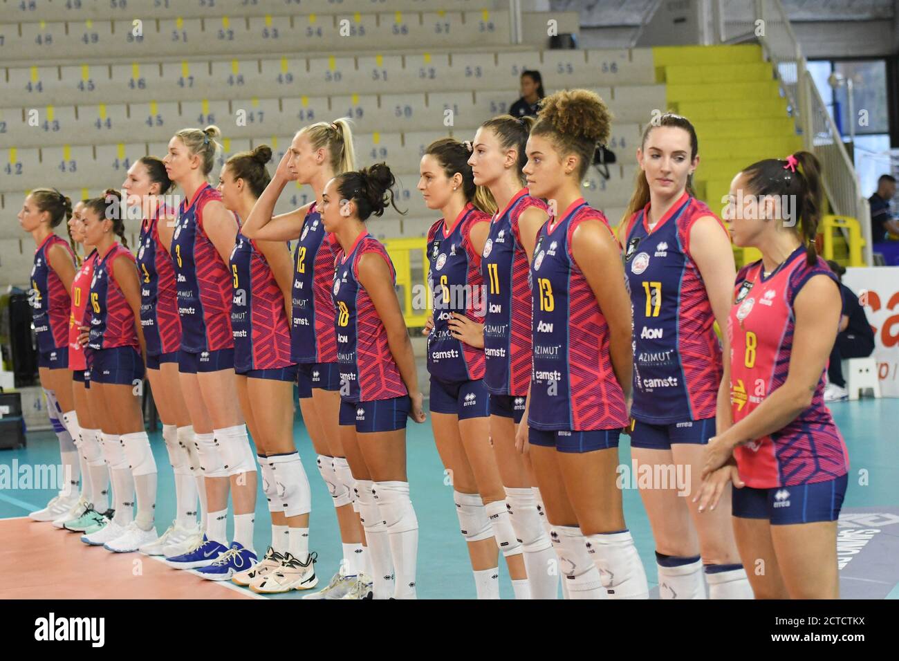 scandicci, Italie, 22 septembre 2020, Savino del Bene Team pendant Savino Del Bene Scandicci vs OK tente Obranovac, Volleyball Champions League femmes - Credit: LM/Filippo Tomasi/Alay Live News Banque D'Images