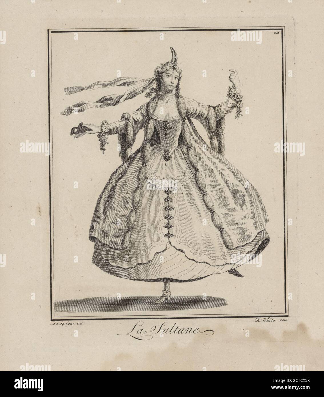 La sultane, image fixe, tirages, 1748 Banque D'Images