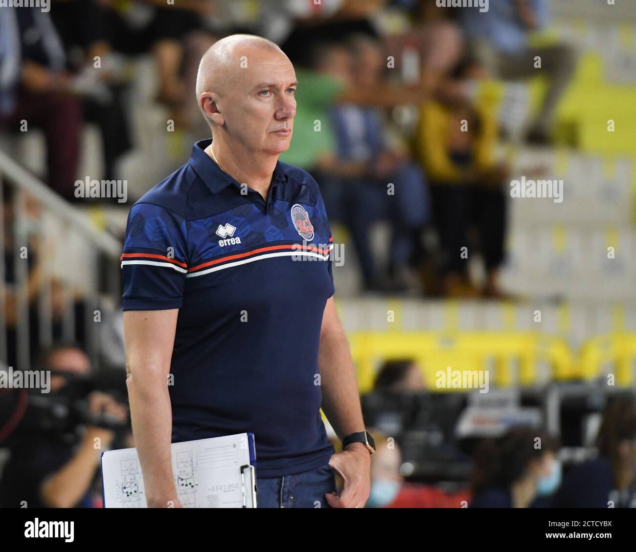 scandicci, Italie, 22 septembre 2020, Massimo Barbolini entraîneur-chef Savino del Bene Scandicci pendant Savino Del Bene Scandicci vs OK tente Obranovac, Volleyball Champions League femmes - Credit: LM/Filippo Tomasi/Alay Live News Banque D'Images