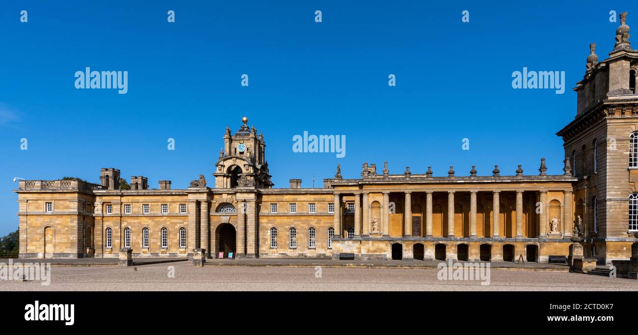 Blenheim Palace a UNESCO World Heritage site, Woodstock, Oxfordshire, Royaume-Uni - Banque D'Images