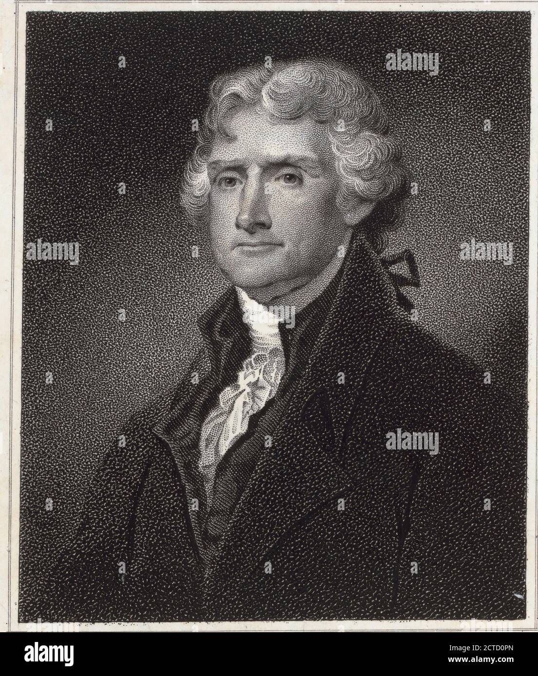 Thomas Jefferson., photo, estampes, 1881, Hunt, Charles Havens, Field, Robert (1769?-1819), Stuart, Gilbert (1755-1828), Longacre, James Barton (1794-1869 Banque D'Images