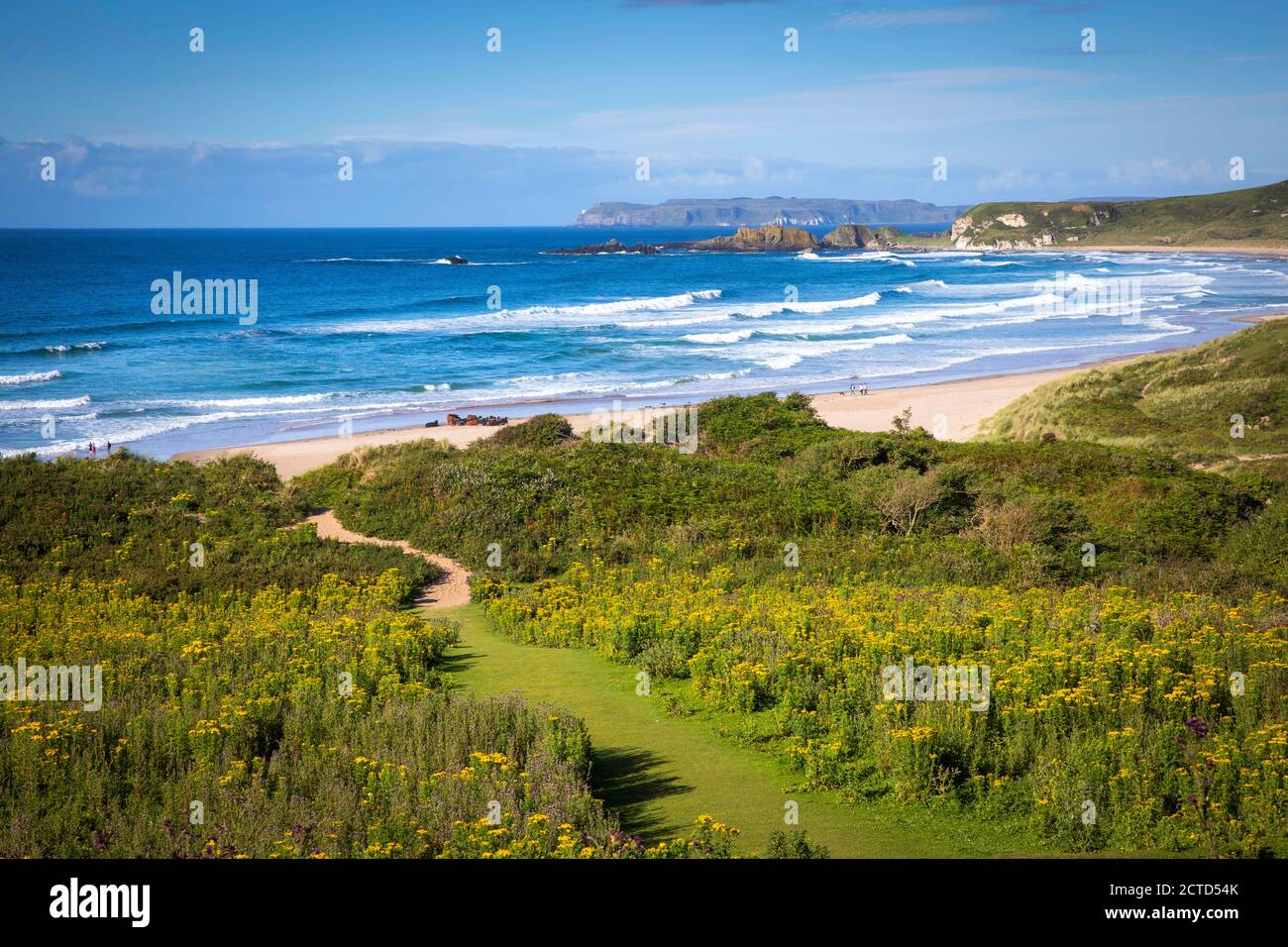 White Park Bay, Co. Antrim Banque D'Images