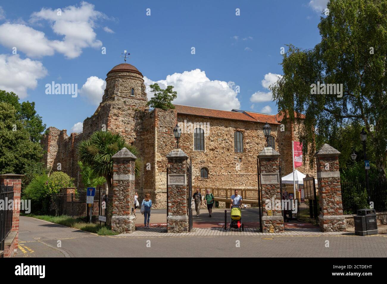 Château de Colchester, château normand de Colchester, Essex, Royaume-Uni. Banque D'Images