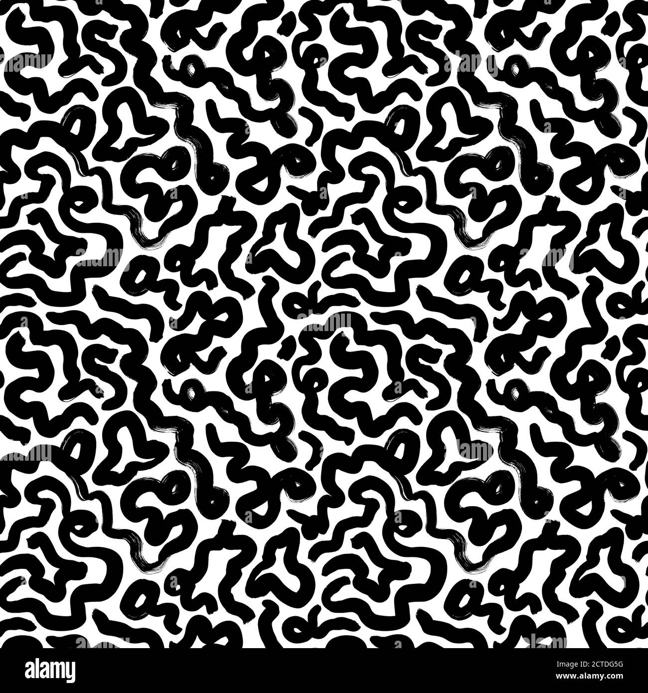 Formes à balayage vectorisées sans couture. Illustration de Vecteur