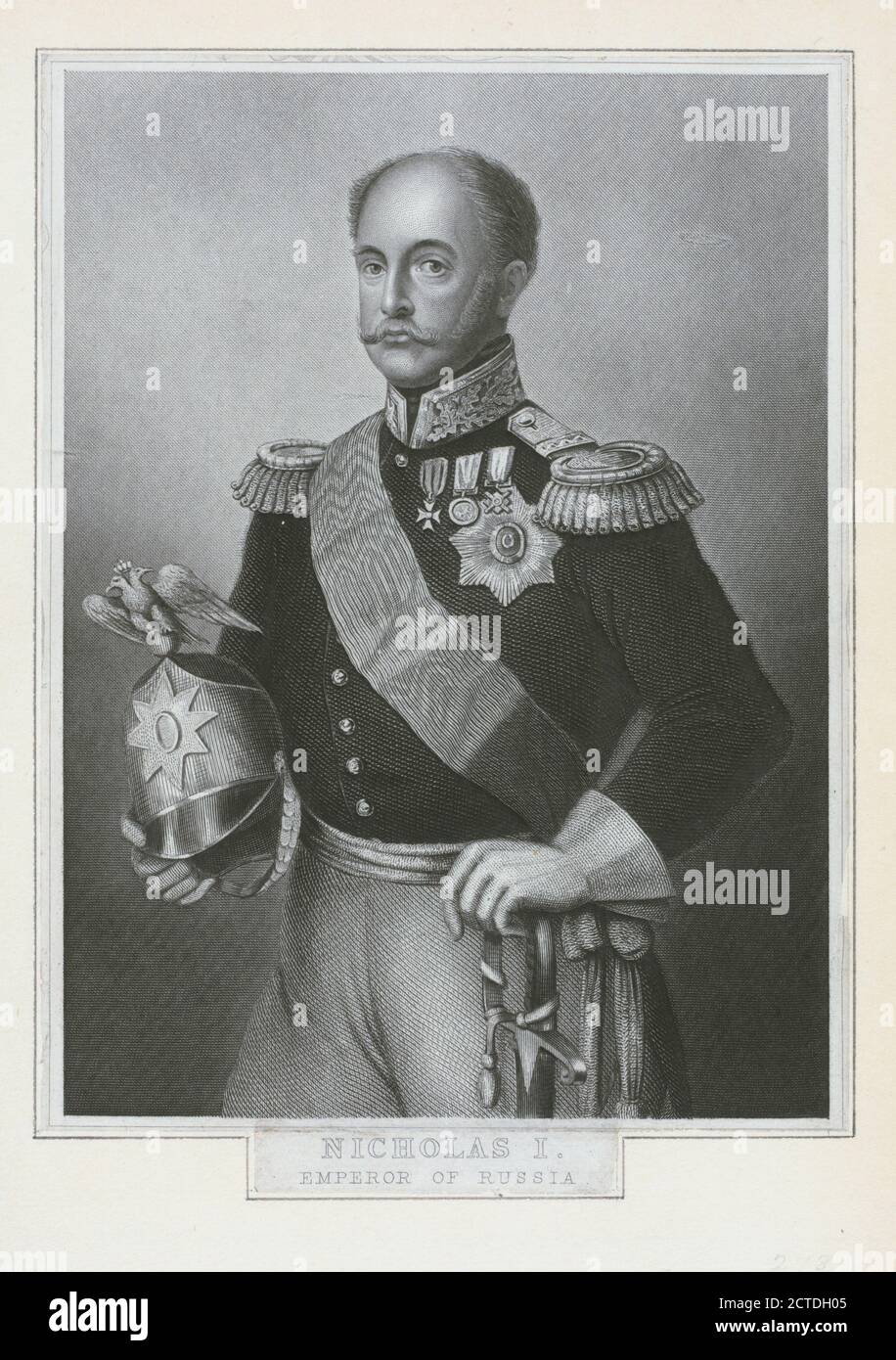 Nicholas I, empereur de Russie., image fixe, estampes, 1881, Hunt, Charles Havens Banque D'Images