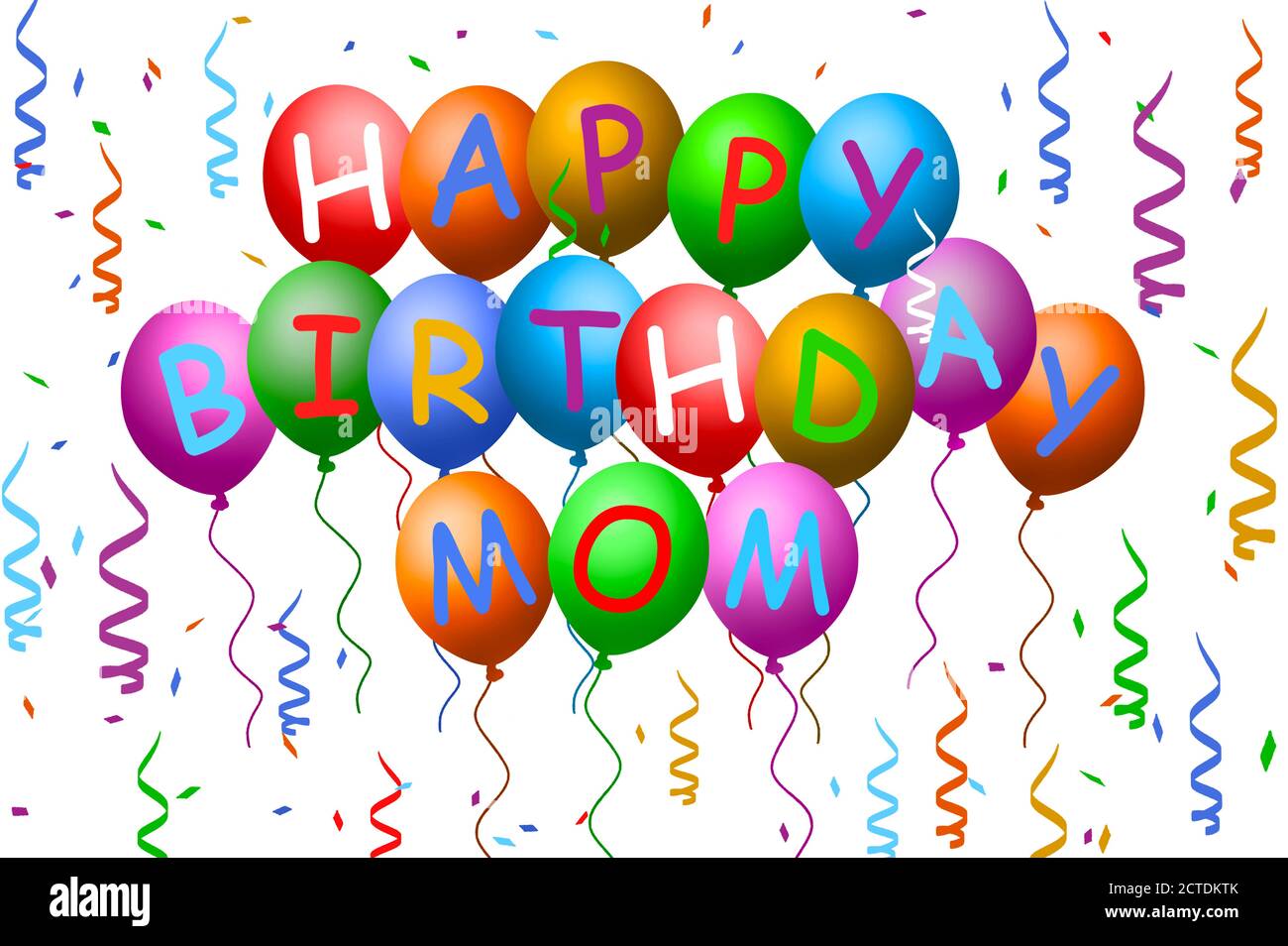 Joyeux Anniversaire Maman Banque D Image Et Photos Alamy