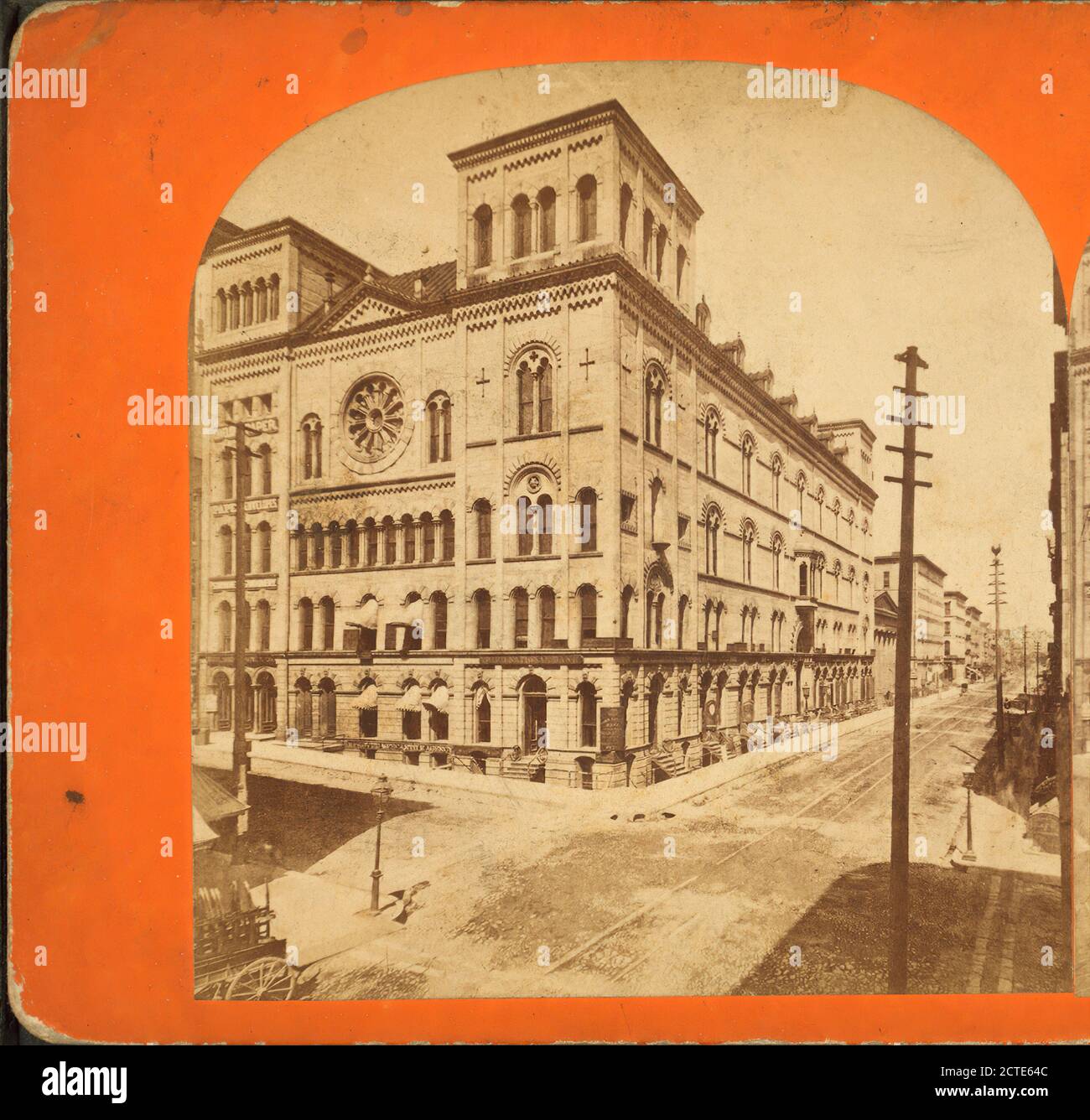 Masonic temple., Walrack, Charles, Ohio, Cincinnati (Ohio Banque D'Images