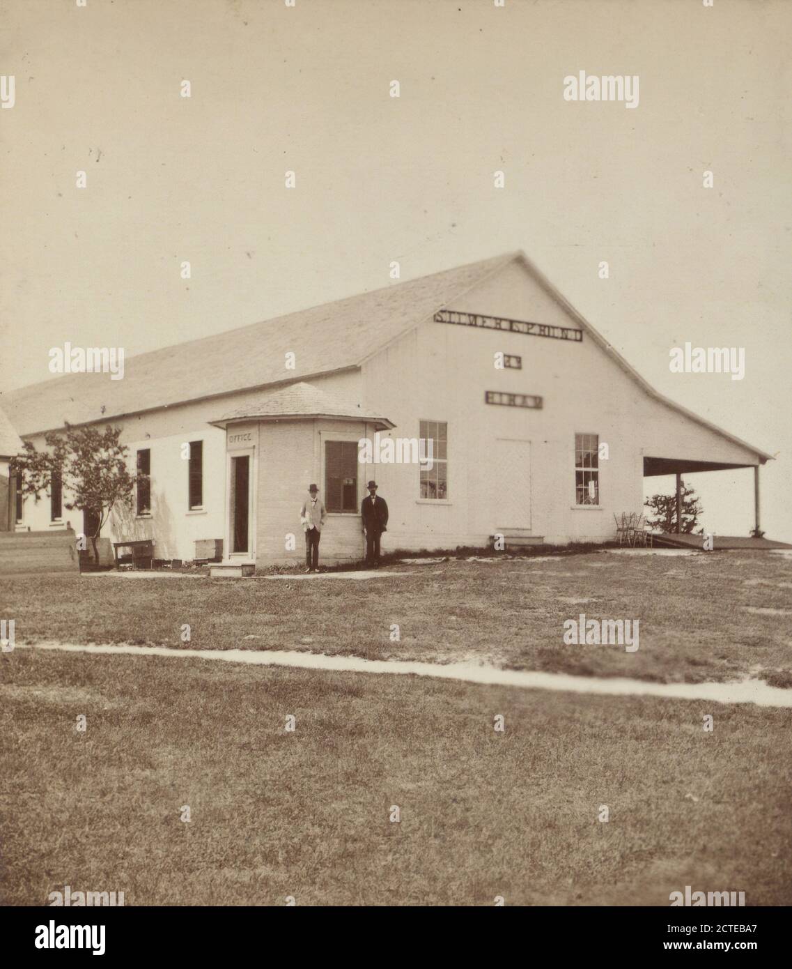 Vue finale de la salle à manger, Silver Spring., 1858?-1891, New York (État) Banque D'Images