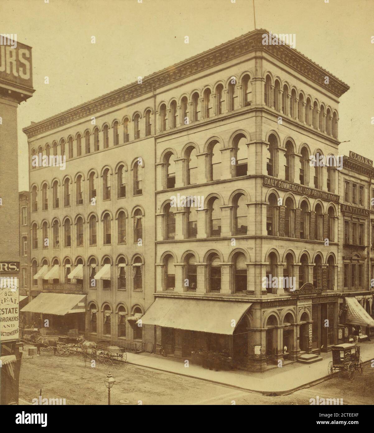 Daily commercial Building., Winder, J. W., Ohio, Cincinnati (Ohio Banque D'Images
