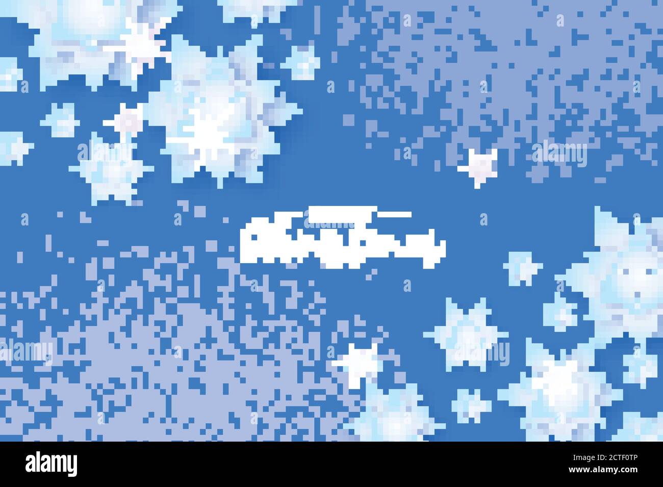 Chute de neige à l'origami. Carte de voeux pour joyeux Noël. Flocon de neige blanc coupé en papier. Bonne Année. Arrière-plan flocons de neige d'hiver. Espace pour le texte. Vacances. Illustration de Vecteur