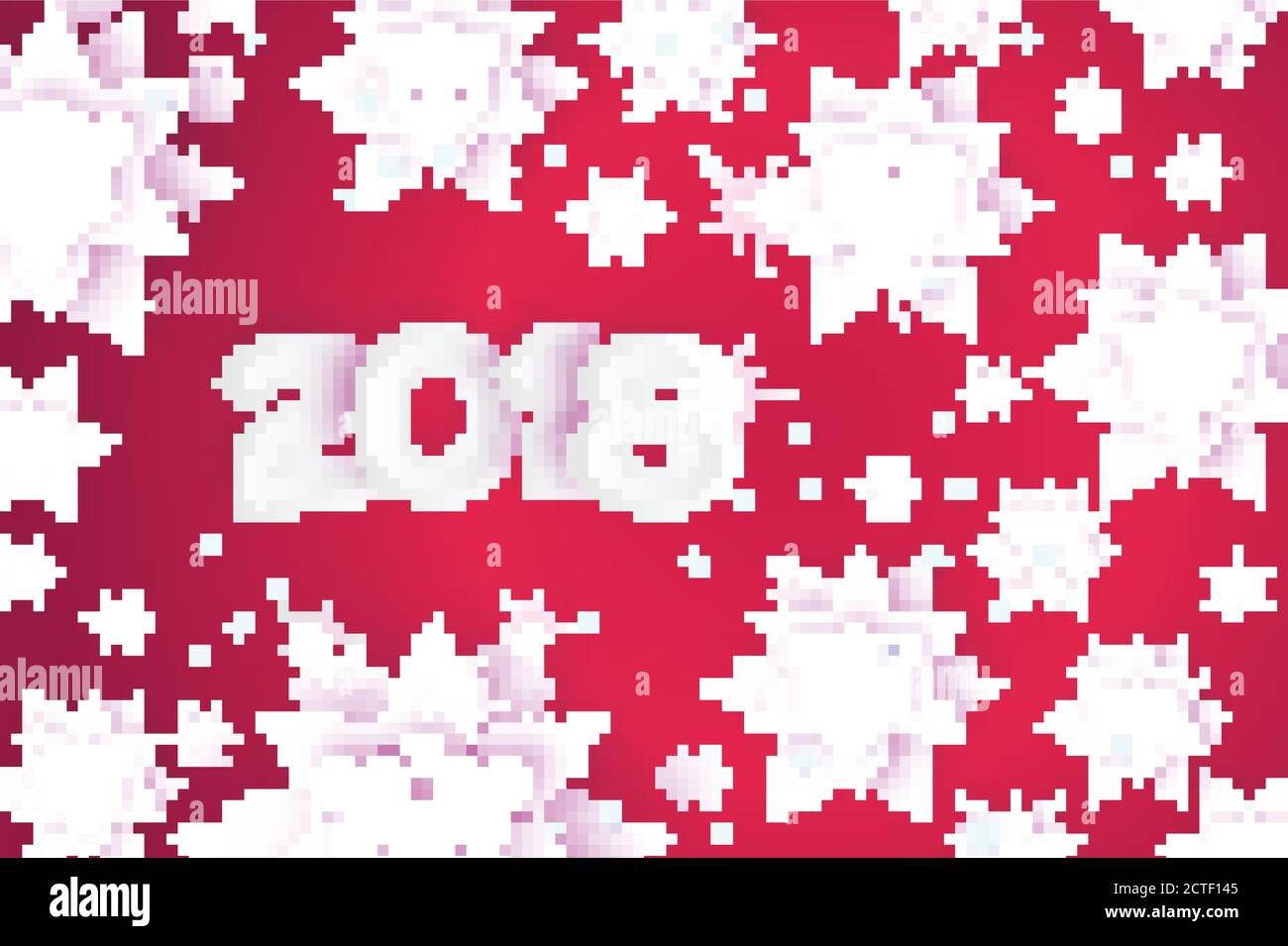 2018 bonne année de fond. Carte de voeux rouge pour les invitations de