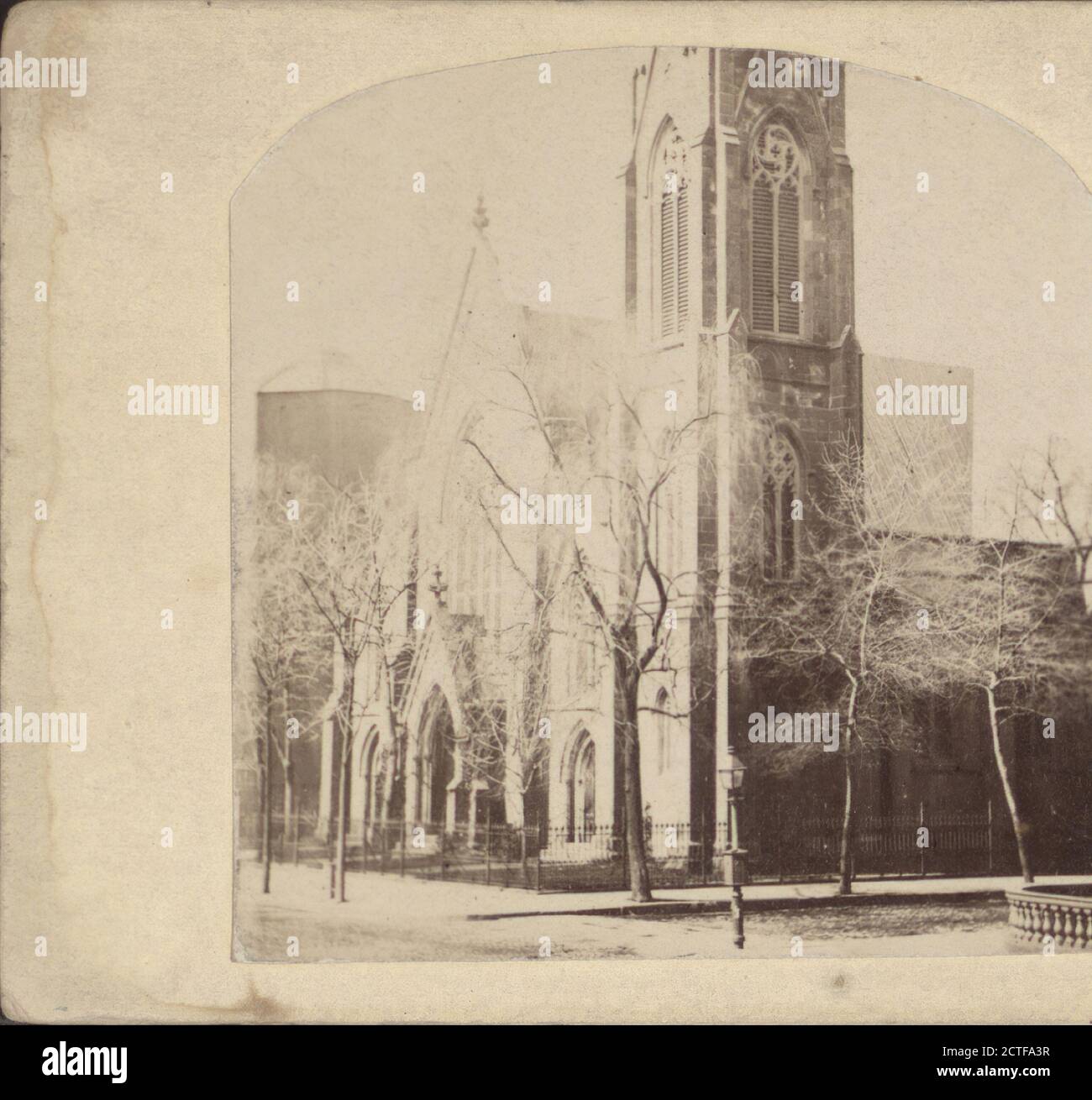 Réformé sud-néerlandais, cor. 5th Ave. & 21st St., 1864, New York (État), New York (New York), Manhattan (New York, New York), New York Banque D'Images