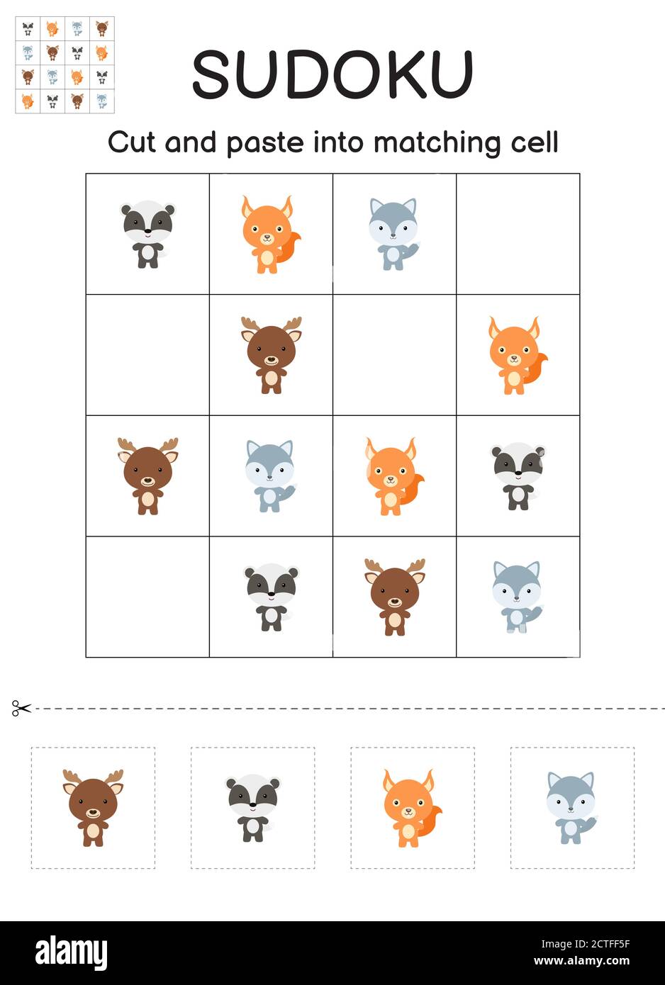 sudoku évolutif en bois – jeu éducatif et créatif pour enfants – Brin de frimousse