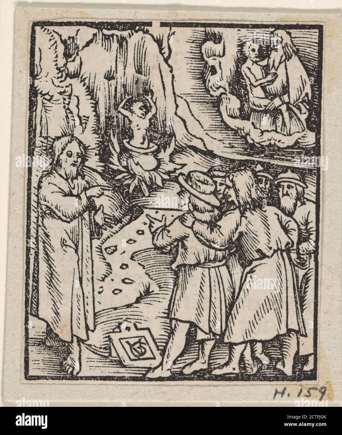 La parabole de l'Homme riche et Lazarus, image fixe, estampes, 1511 - 1515, Graf, Urs, environ 1485 - environ 1527 Banque D'Images