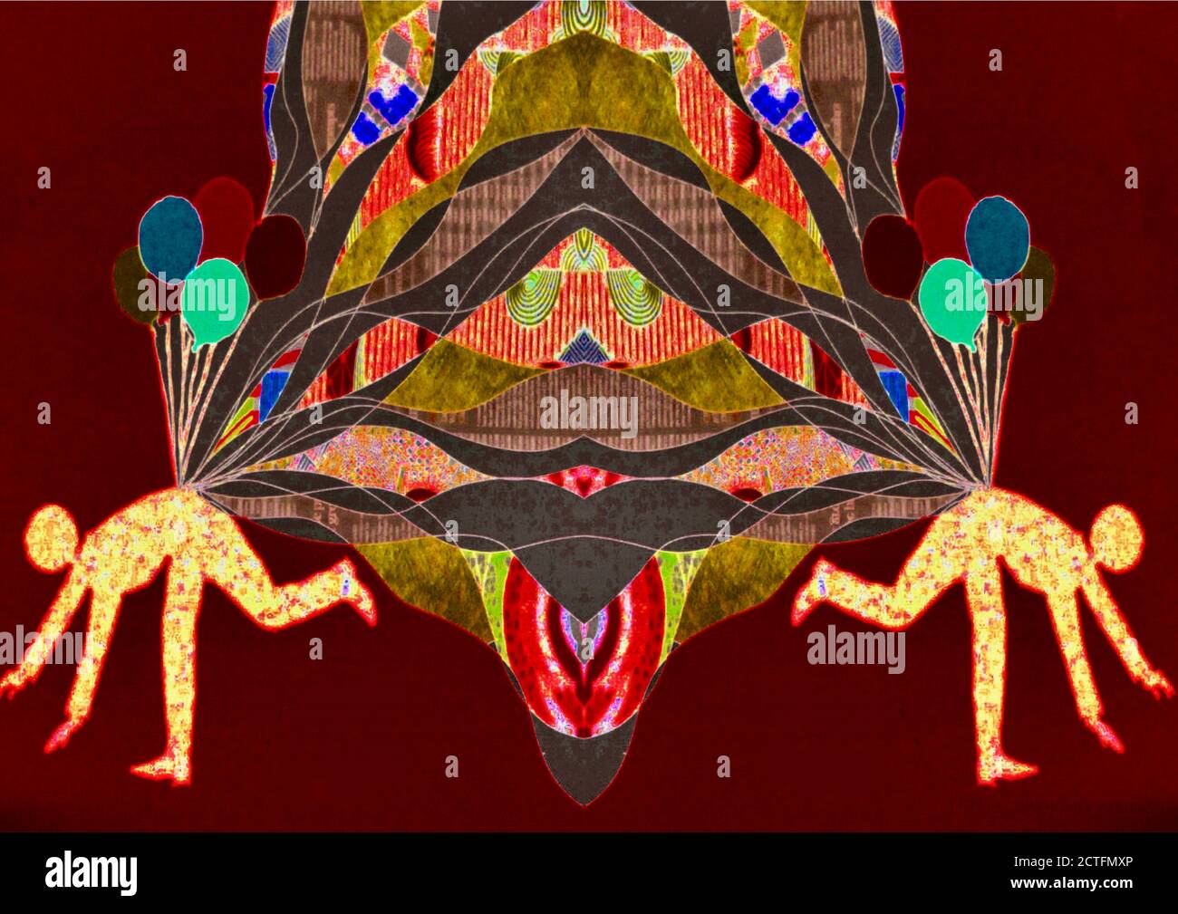 Les Balloon Men Banque D'Images