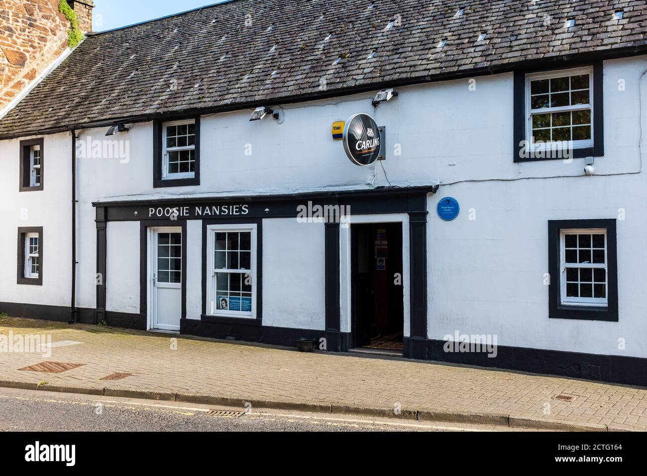 Poosie Nancie's Tavern, qui fait partie du Mauchline Burns Club Trail, le pub mentionné dans la poésie par Robert Burns, Mauchline, Ayrshire, Écosse, Royaume-Uni Banque D'Images