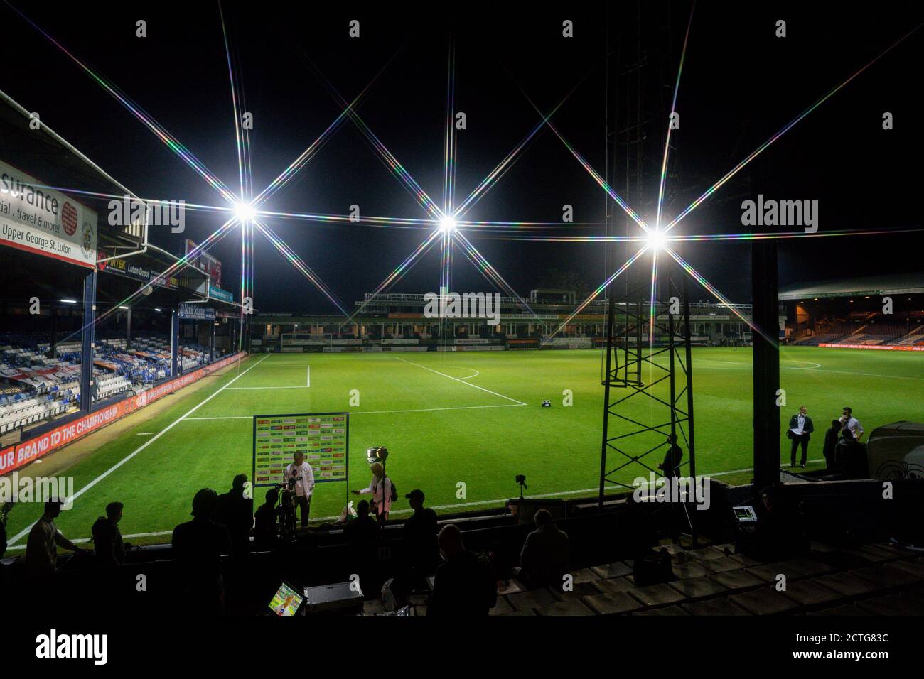 Luton, Royaume-Uni. 07th July, 2020. Pendant le match de la Carabao Cup entre Luton Town et Manchester United derrière des portes fermées à Kenilworth Road, Luton, Angleterre, le 22 septembre 2020. Photo de David Horn. Crédit : Prime Media Images/Alamy Live News Banque D'Images