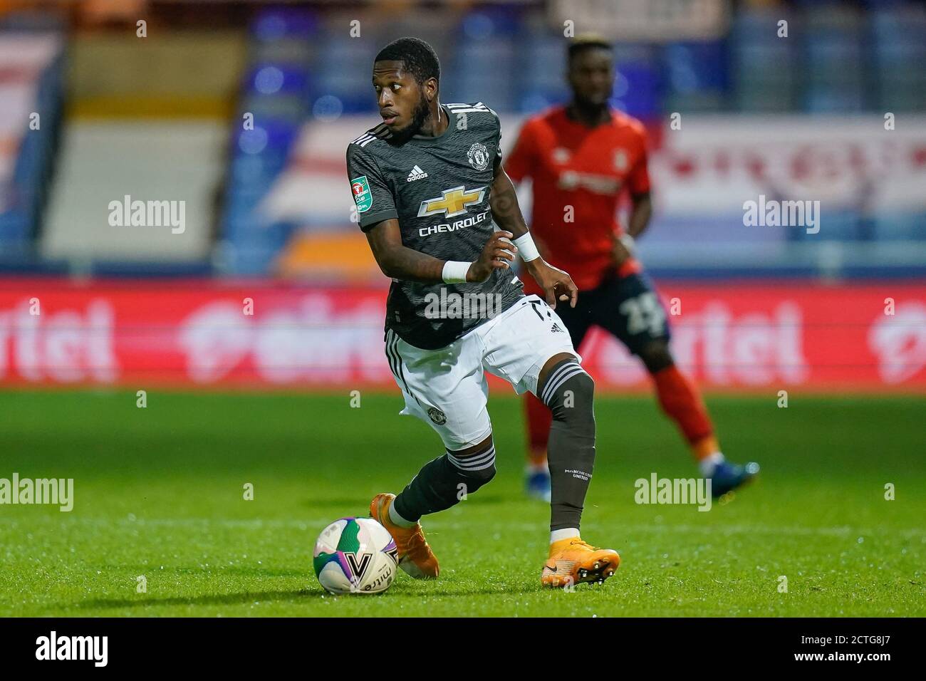 Luton, Royaume-Uni. 07e juillet 2020. Fred de Manchester United (17) lors du match de la Carabao Cup entre Luton Town et Manchester United, à huis clos, à Kenilworth Road, Luton, en Angleterre, le 22 septembre 2020. Photo de David Horn. Crédit : Prime Media Images/Alamy Live News Banque D'Images