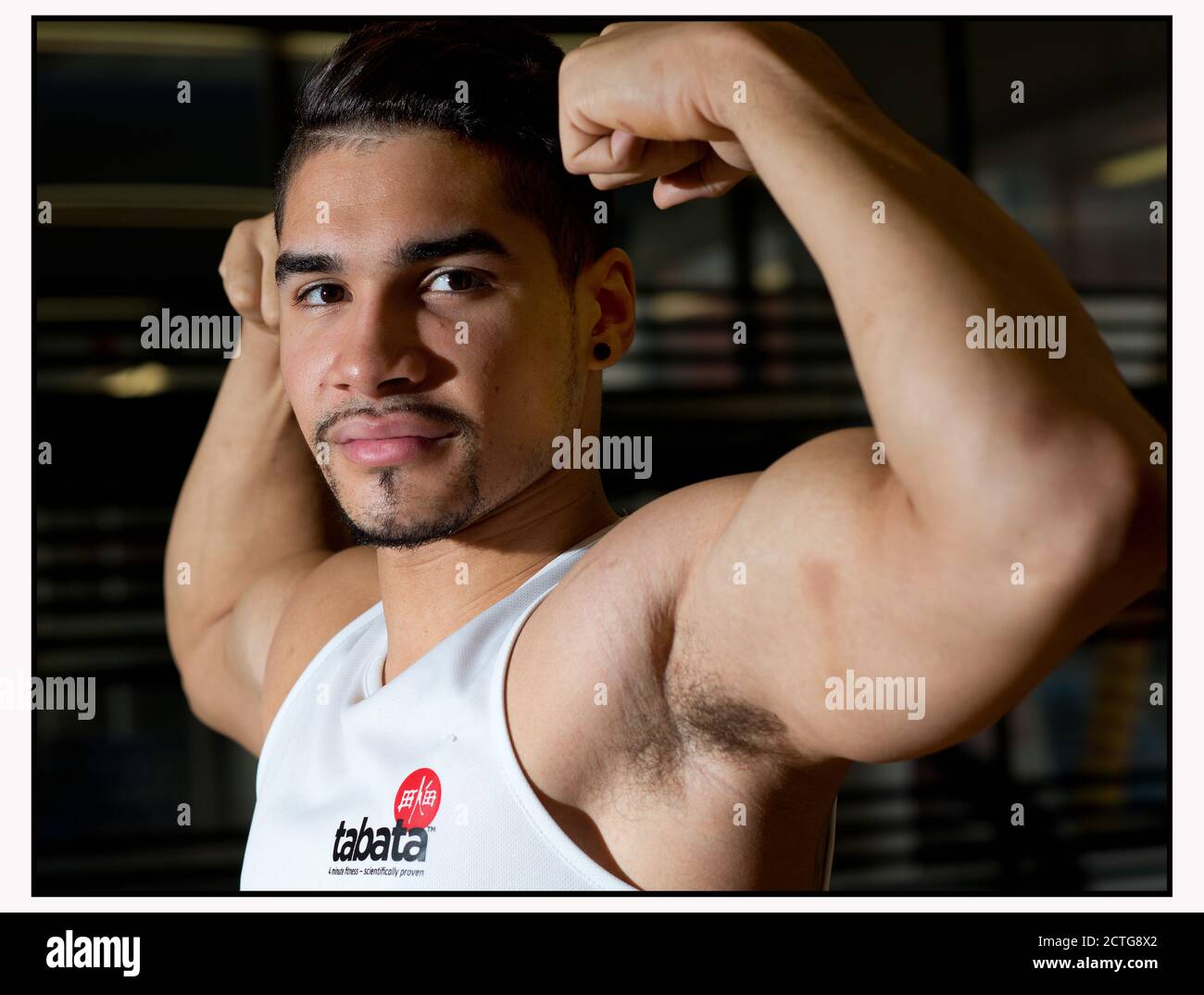 LOUIS SMITH, GYMNASTE OLYMPIQUE DE GRANDE-BRETAGNE AU LONDON 2012, PARLE DE SON RETOUR À LA FORME PHYSIQUE COMPÉTITIVE. CRÉDIT PHOTO : © MARK PAIN / ALAMY Banque D'Images