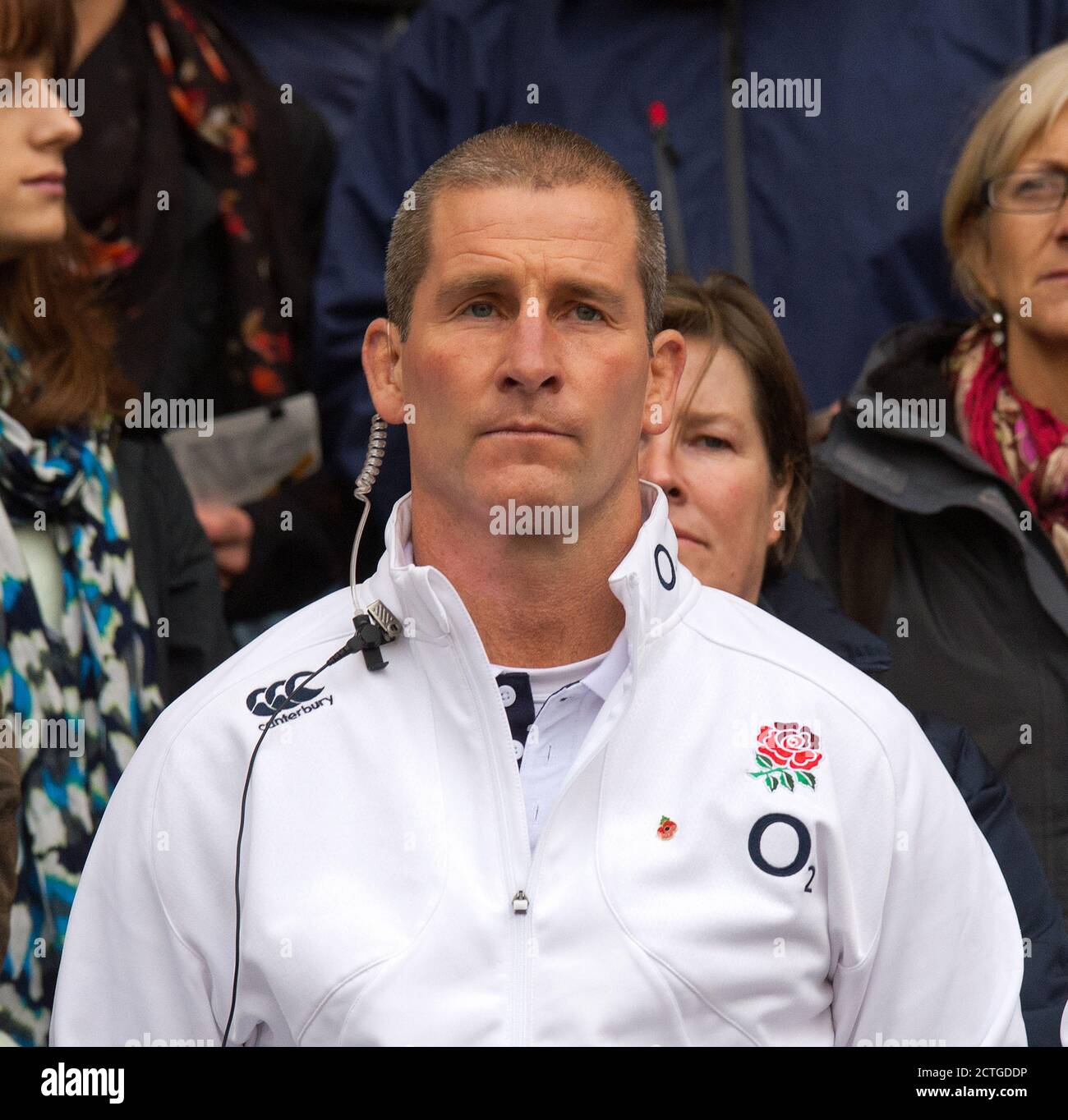 ENTRAÎNEUR-CHEF D'ANGLETERRE STUART LANCASTER ANGLETERRE CONTRE AUSTRALIE TWICKENHAM - 2/11/2013 CRÉDIT PHOTO : © MARK PAIN / ALAMY Banque D'Images