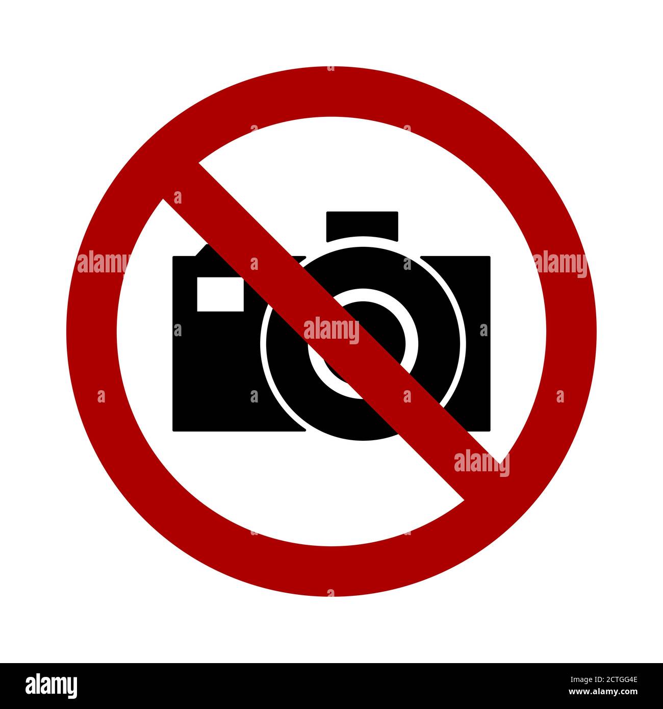 Aucun signe d'appareil photo signifie que la prise de photos n'est pas autorisée.Image vectorielle. Illustration de Vecteur Aucun signe d'appareil photo signifie que la prise de photos n'est pas autorisée.Image vectorielle. Illustration de Vecteur
